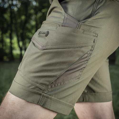 M-Tac - Aggressor Tactical Shorts - Polycotton - Rip-Stop - Army Olive - 20018062 - Kurze Hose - Bekleidung