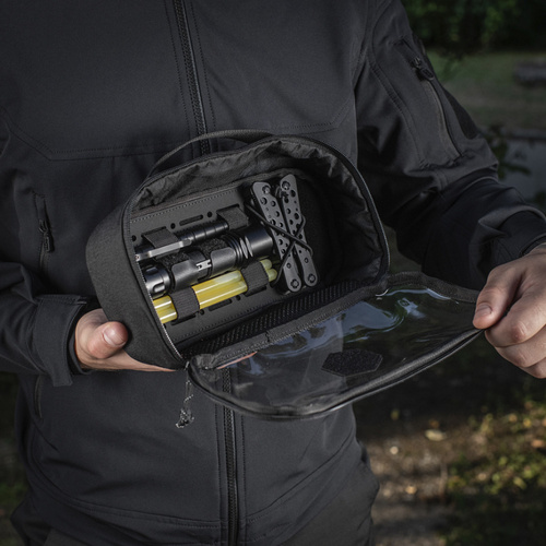 Sonstige - M-Tac - Transparenter Organizer Elite Medium Medium Gen.II - Schwarz - 10147802-M