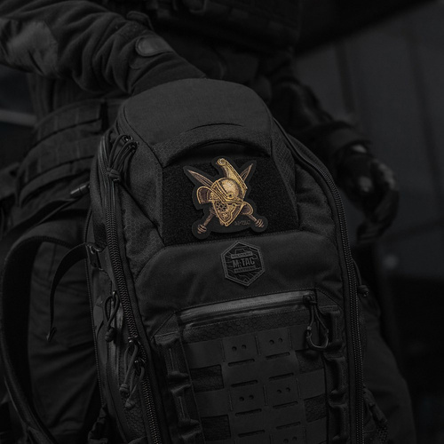 Verschiedenes - M-Tac – Gladiator-Helm-Aufnäher – Stickerei – 500D Cordura – Gold – 51374002 - Andere