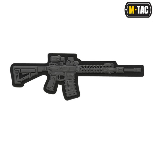 M-Tac – Morale Patch AR-15 – PVC 3D – Dark Grey – 51112012 - Andere