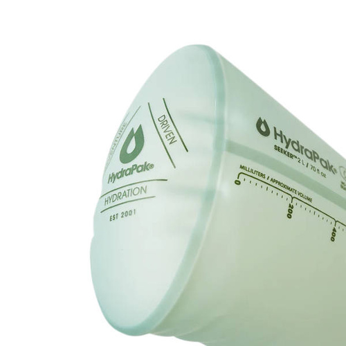 Outdoor - HydraPak - Seeker 2 L Wasserspeichertasche - 42 mm Gewinde - Mammoth Grey - A822M - Wasserbehälter & Feldflaschen