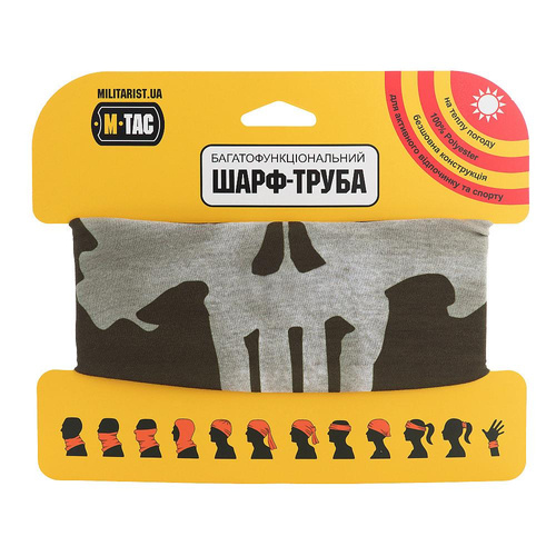 Bekleidung - M-Tac - Punisher Leichtes Halstuch - Olive - HLI-PB-OD - Headwraps, Shemags & Schals