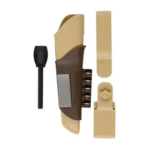 Morakniv - Bushcraft Survival Messer mit Feuerstarter - Wüste - 13033 - Messer - Outdoor