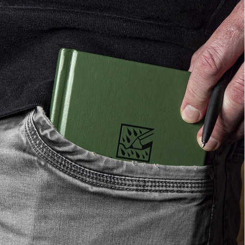 Notizbücher & Zubehör - Rite in the Rain - Allwetter-Notizbuch - 4 3/4 x 7 1/2" - 970F - Olive