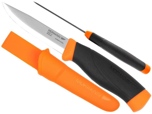 Morakniv - Companion HeavyDuty F - Kohlenstoffstahl - Orange - 12495 - Messer - Outdoor