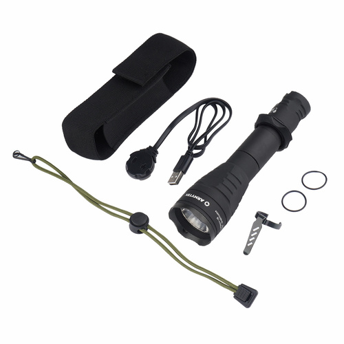 LED-Taschenlampen - Armytek - Predator Pro taktische Taschenlampe Magnet USB - Warm - 1400 Lumen - F07301W