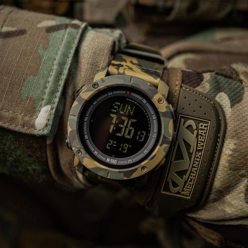 M-Tac - Taktische Uhr mit Kompass 2095 - Camo - 50009030 - Uhren