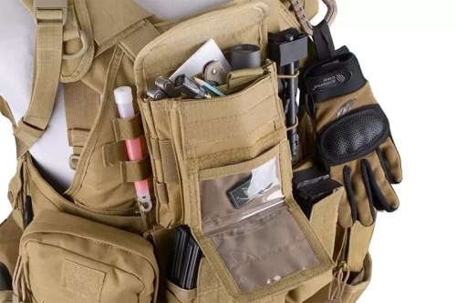 GFC Tactical - Panel Verwaltung mit Kartenmacher - Schwarz - GFT-19-003579 - Admin Taschen - Ausrüstung