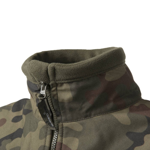 Helikon - Sweatshirt Fleece Infantry - Black/PL Woodland - BL-INF-HF-17 - Fleece-Sweatshirts - Bekleidung