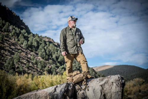 Helikon - Koszula Woodsman - Taiga Grün / Coyote - KO-WDN-DC-1109A - Hemden & Pullover