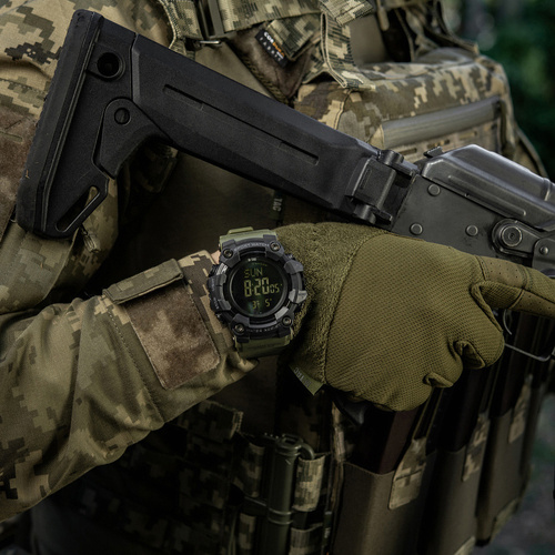 M-Tac - Taktische Uhr 2037 - LED - 5 ATM - Grün - 50007001 - Uhren