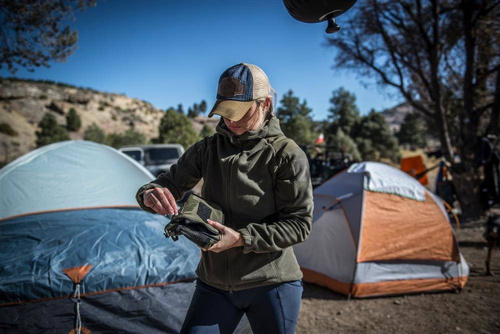 Helikon - Reise-Toilettenbeutel - Schwarz / Olive Green -Schwarz / Olive Green - MO-TTB-NL-0201A - Seitentaschen & Organizer