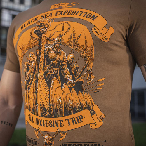 T-Shirts - M-Tac - Black Sea Expedition T-Shirt für Männer - Coyote Brown - 80025017