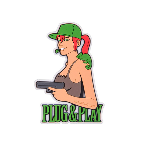 Helikon - PVC Patch - Plug & Play - U.S. Braun - OD-PNP-RB -  3D PVC Morale Patches