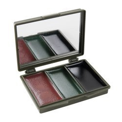 Helikon - 3-farbige Gesichtsbemalung - Woodland - FM-3CO-KR-03