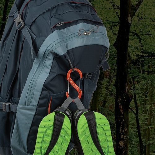 Nite Ize - S-Biner® Aluminium-Doppelkarabiner #4 - Orange - SBA4-19-R6 - Aluminiumkarabiner