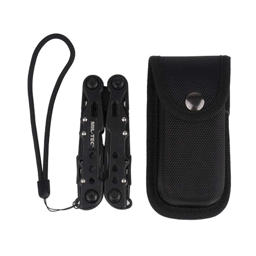 Multitools - Mil-Tec - Multi Tool schwarz groß mit Etui - 15406102 - Multitools