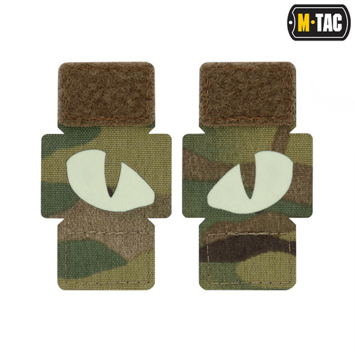 M-Tac - Tiger Eyes Laser Cut Reflektierende Flecken - Paar - MultiCam - 51140008 - Andere
