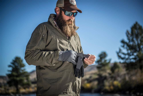 Ausrüstung - Helikon - Impact Duty Winter Mk2 Taktische Isolierte Handschuhe - Shadow Grey / Schwarz - RK-ID2-NE-3501A - Taktisch Handschuhe