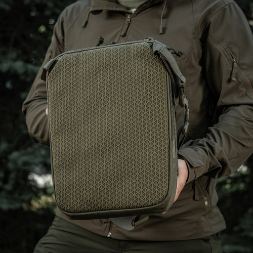 Rucksäcke - M-Tac - Laser Cut Hex Umhängetasche - Cordura - Ranger Green - 10241023 - Laptoptaschen