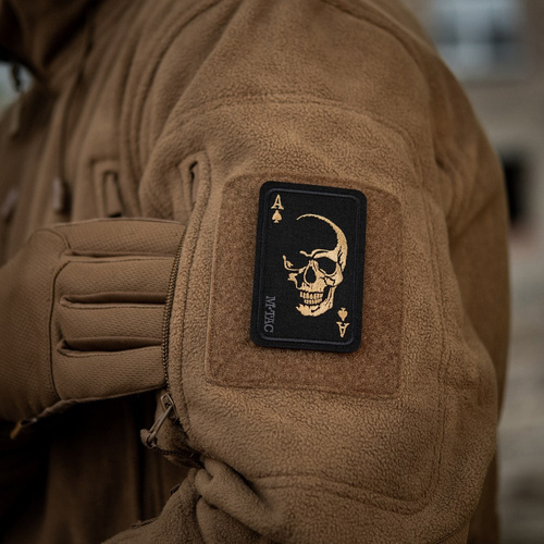 M-Tac - Moralaufnäher Patch Face of War - Cordura - Schwarz/Orange - 51389035 - Morale Patch - Verschiedenes