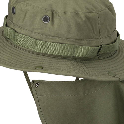 Hüten - Helikon - Boonie Hat mit Überzug - PolyCotton Ripstop - Olive Green - KA-BON-PR-02