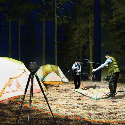 Campinglampen - Fenix - Camping Licht CL28R LED - 2000 lm - 10000 mAh - USB-C - Grau - 039-538