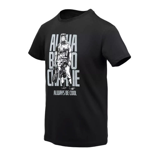 Helikon - T-shirt Alpha Bravo Charlie - Baumwolle - Schwarz - TS-ABH-CO-01 - T-Shirts
