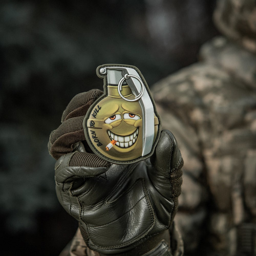 Andere - M-Tac - Aufnäher Lächelnde Granate M67 v2 - PVC 3D - Grün - 51139200