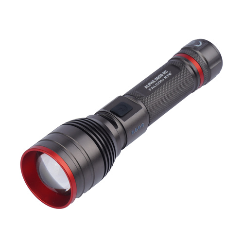 Falcon Eye - Hand-Taschenlampe Alpha 2000 RC - Blitzlicht - Fokus - 2000 lm - Schwarz - FHH0123 - LED-Taschenlampen