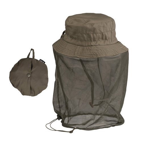 Hüten - Mil-Tec - Boonie Hat mit Moskitonetz - Olive - 12331001