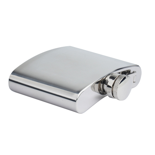 Hüftflaschen - Mil-Tec - Edelstahlflasche - 140 ml - Silber - 14520018-005