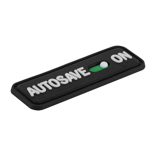 3D PVC Morale Patches - M-Tac - Moral Patch Autosave PVC - 3D - Schwarz - 51116702