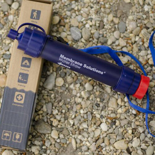 Membrane Solutions - Wasserfilter-Strohhalm II - Blau - OESF011 - Wasseraufbereitung - Outdoor