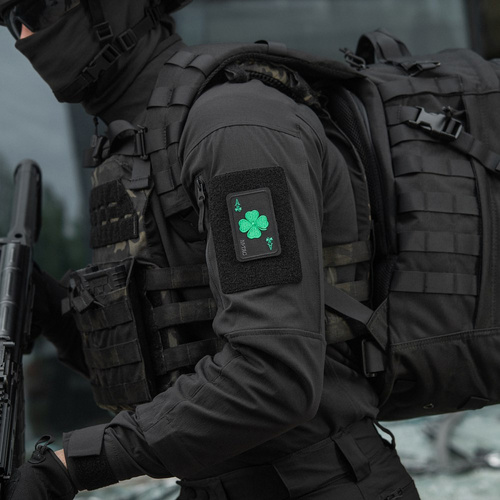 Verschiedenes - M-Tac – Lucky Card Patch – Cordura 500D – Kleeblatt – Schwarz – 51391002 - Andere