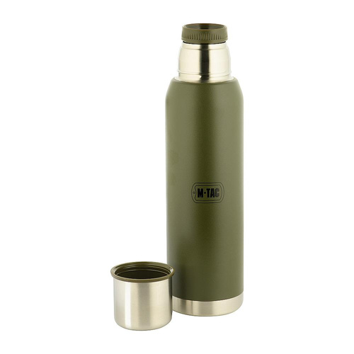 Outdoor - M-Tac - Edelstahl-Thermoskanne - 1000 ml - Olive - UN-B04-1000A - Tassen & Thermoskannen