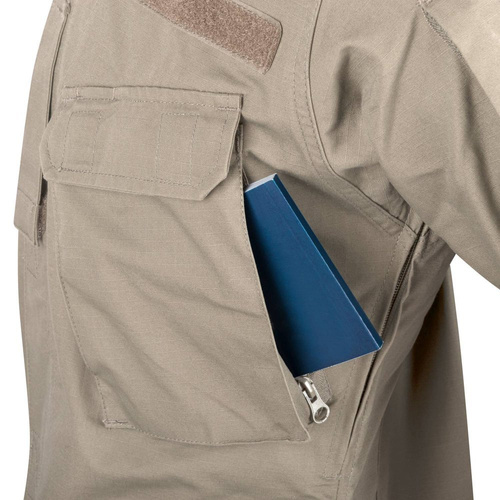 Militär-Sweatshirts - Helikon - CPU® Feldjacke - Cotton Ripstop - Khaki - BL-CPU-CR-13