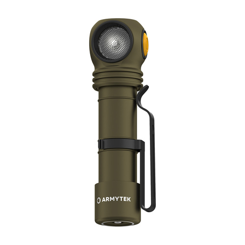 Armytek - Stirnlampe Wizard C2 Pro - Magnetisches Ladegerät - 2500 lm - 18650 - Olive - F08701CO - LED-Taschenlampen