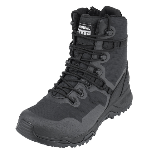 Bekleidung - Altama - Militärstiefel mit seitlichem Reißverschluss SWAT Alpha Fury 8 '' - Hoch - Schwarz - 177501 - Militärstiefel