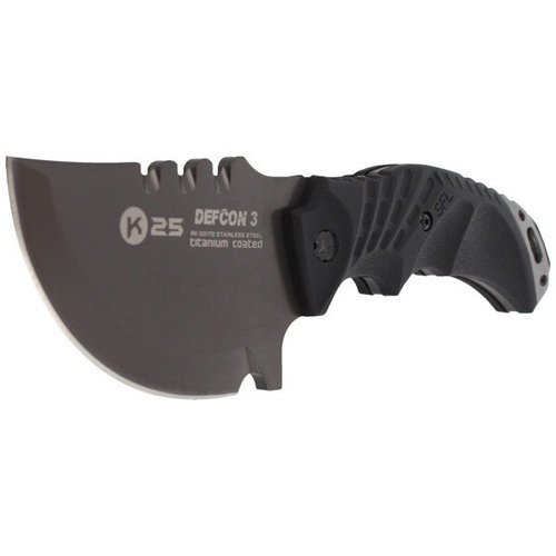 - K25 - DEFCON 3 Titanium Tactical feststehendes Messer - 32170