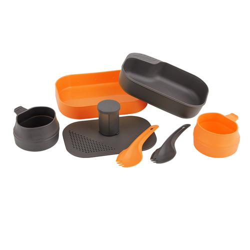 Wildo - Camp-A-Box&reg; Duo Komplett - Orange - Touristische Kochgeschirrsets