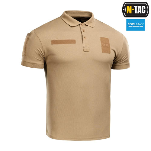 M-Tac - Polohemd Elite Tactical Coolmax - Coyote - 80010005 - T-Shirts - Bekleidung