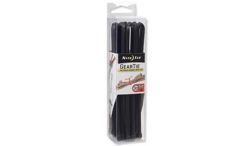 Nite Ize - Gear Tie 12'' Pro Pack - Schwarz - 12Pack - GTPP12-01-R8 - Nite Ize