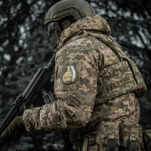 M-Tac - Aufnäher Lächelnde Granate M67 v2 - PVC 3D - Grün - 51139200 - Andere - Verschiedenes