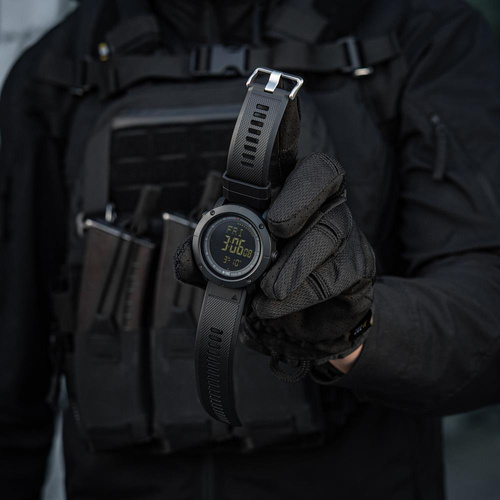 Verschiedenes - M-Tac - Taktische Uhr mit Kompass 2095 - Schwarz - 50009002 - Uhren