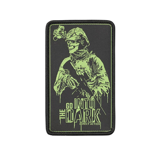 Direct Action - Aufnäher Into The Dark - Schwarz - PA-DAID-PES-BLK - Patches