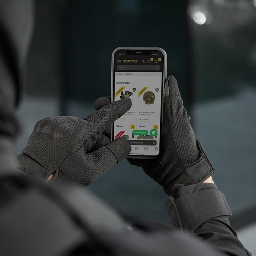 Bekleidung - M-Tac - A30 Taktische Handschuhe - Schwarz - 90314102 - Taktisch Handschuhe