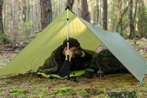 Lesovik - Ultralight Tarp SOLO - Crocodile Green - Planen - Outdoor