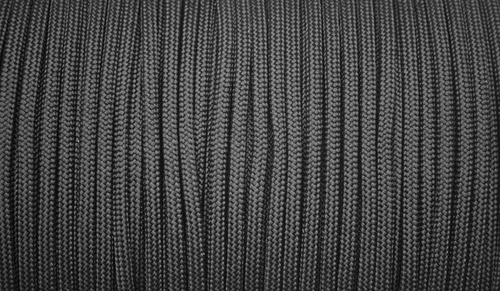 Atwood Rope MFG - Paracord 550-7 - 4 mm - Schwarz - 1 Meter - RG101S - Paracord - Outdoor