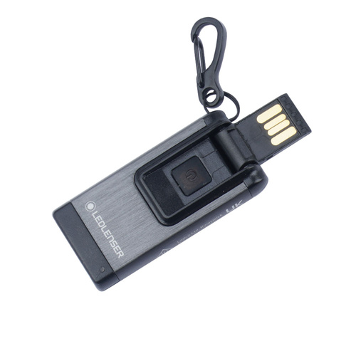 Ledlenser - Wiederaufladbare LED-Taschenlampe / Schlüsselring K4R - 120 lm - Grau - 502574 - LED-Taschenlampen - Outdoor